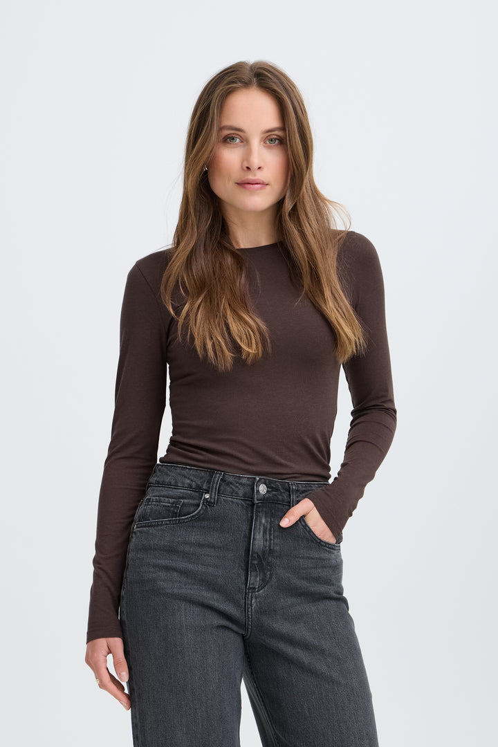 B.Young PAMILA Long Sleeve T-Shirt- Java