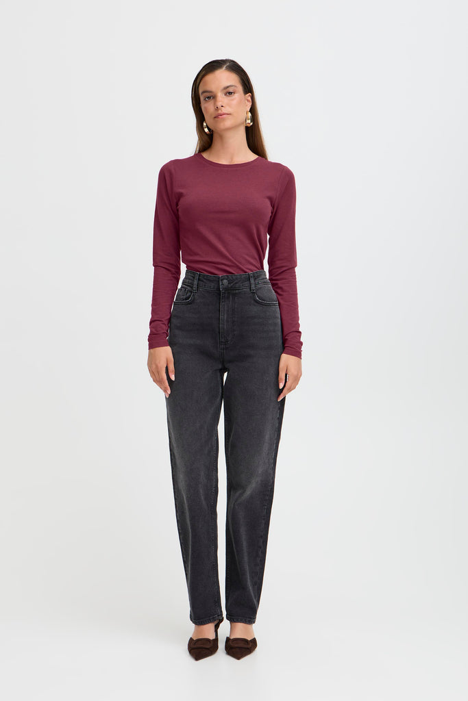 BYoung Pamila Long Sleeved T_Shirt - Port Royale