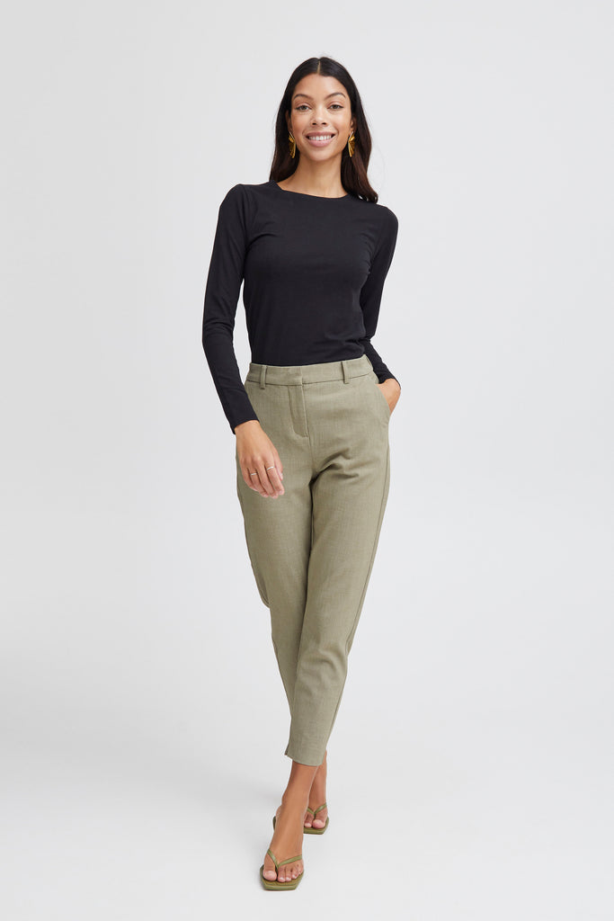 BYoung Pamila Long Sleeved T-Shirt- Black