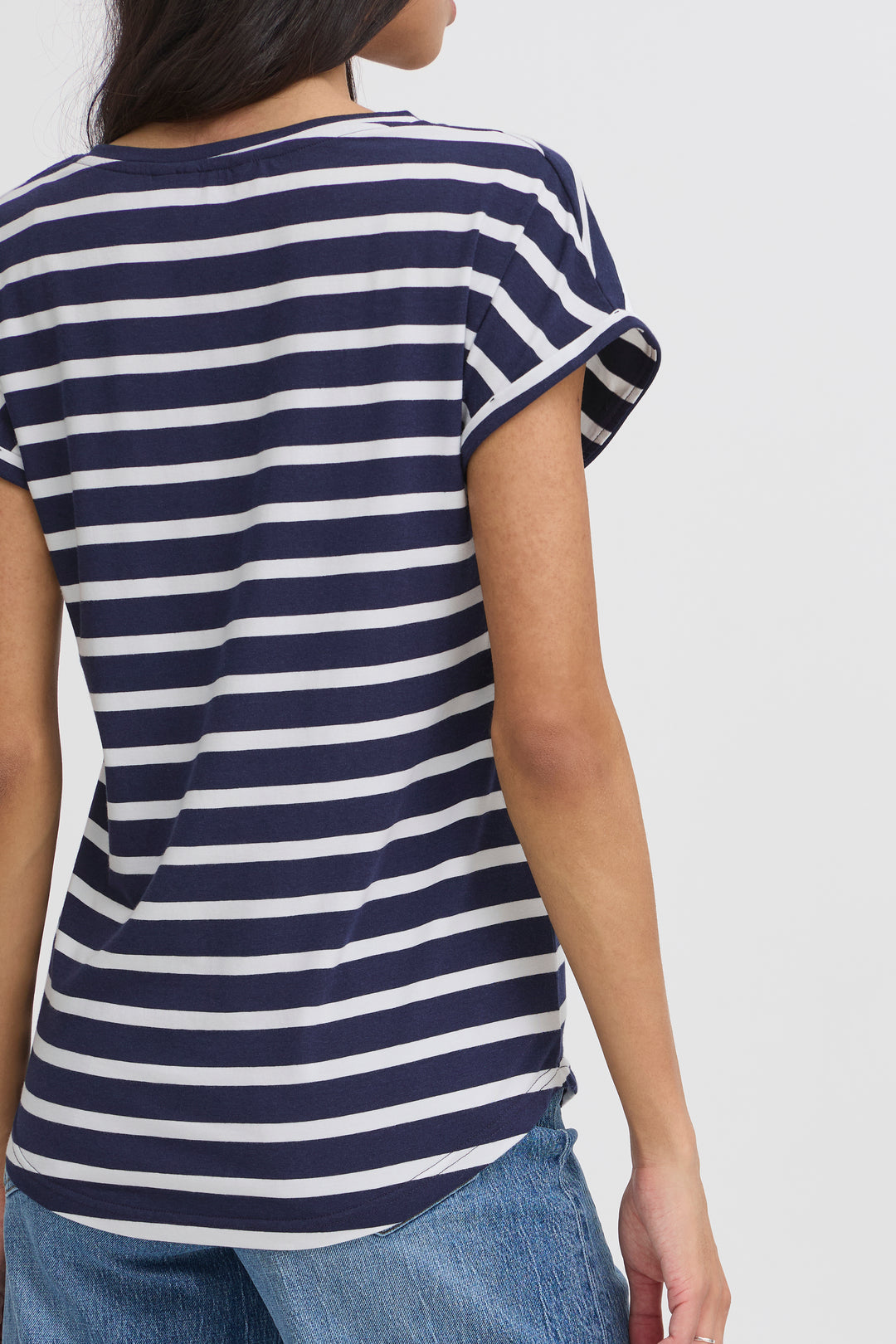 B.Young BYPamila Oneck T-shirt - Copenhagen Night Mix