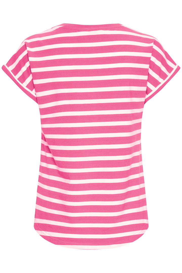 B.Young BYpamila Oneck T-shirt - Phlox Pink