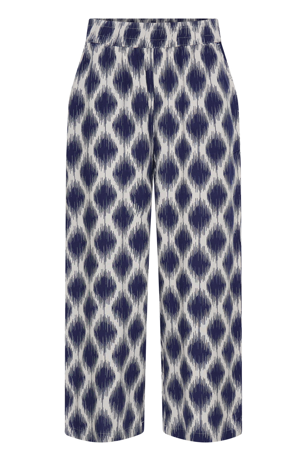 B.Young BYMMJOELLA Trousers- Ogee Ikat Med Blue
