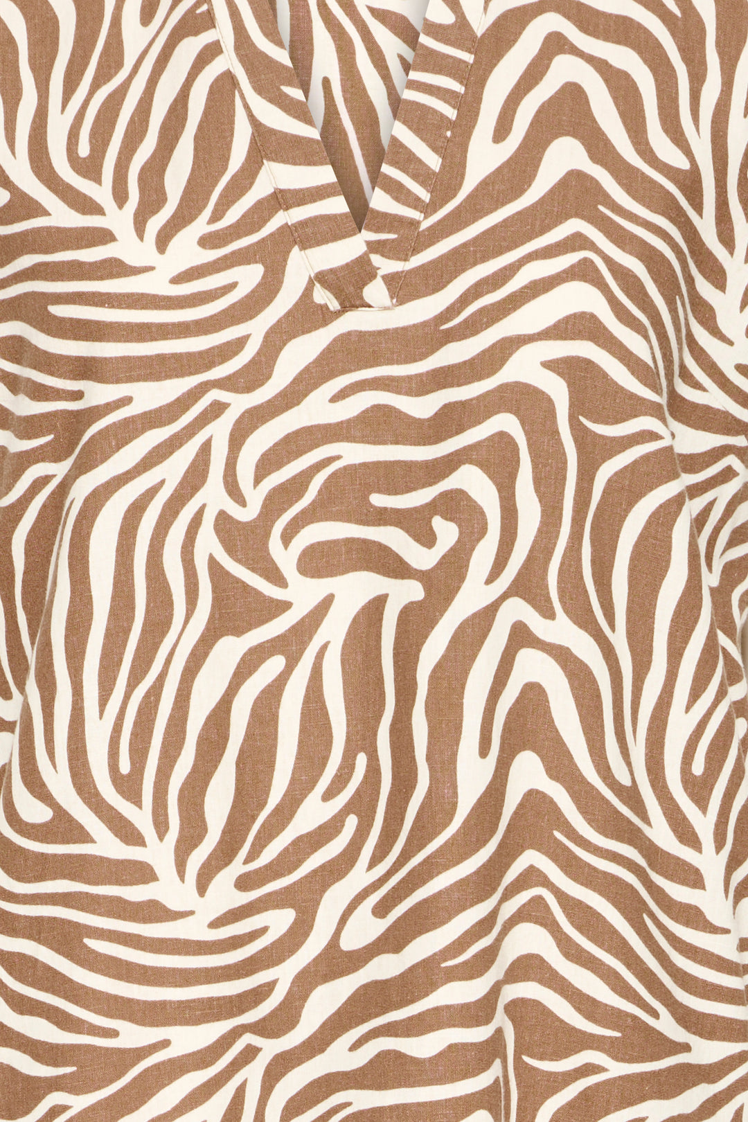 B.Young BYFALAKKA V-Neck Dress- Woodsmoke Animal
