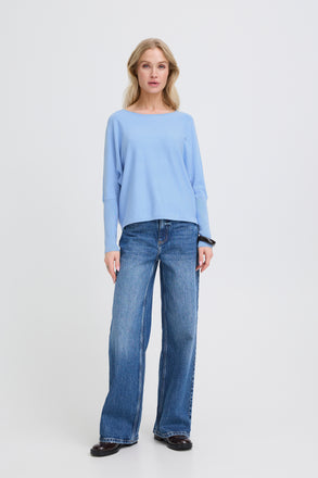 BYoung BYMMORLA Bat Jumper - Della Robbia Blue