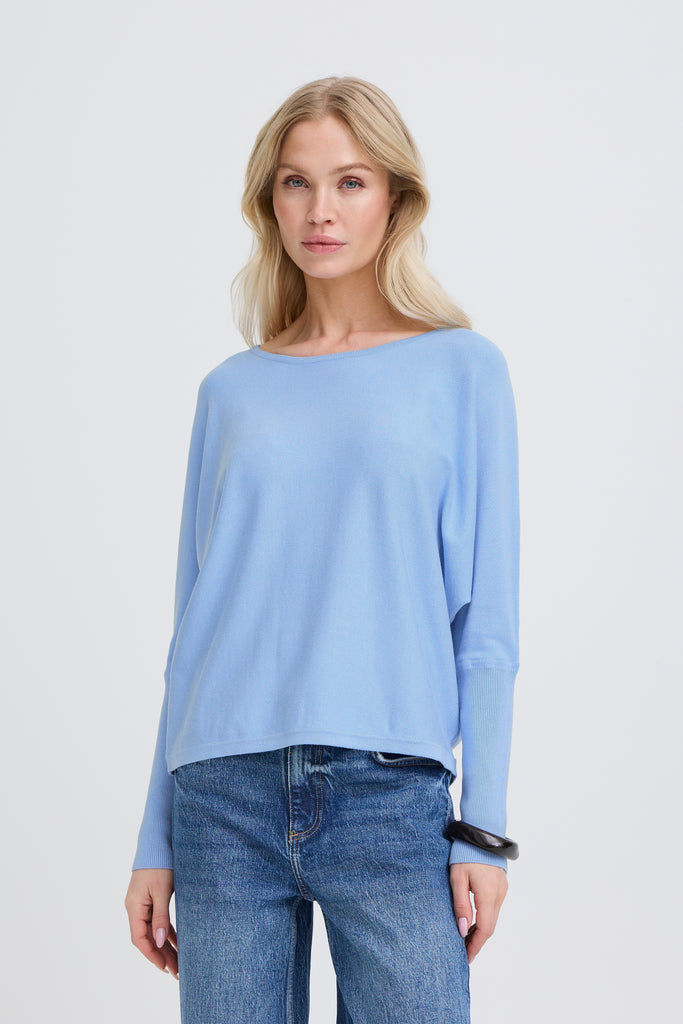 BYoung BYMMORLA Bat Jumper - Della Robbia Blue