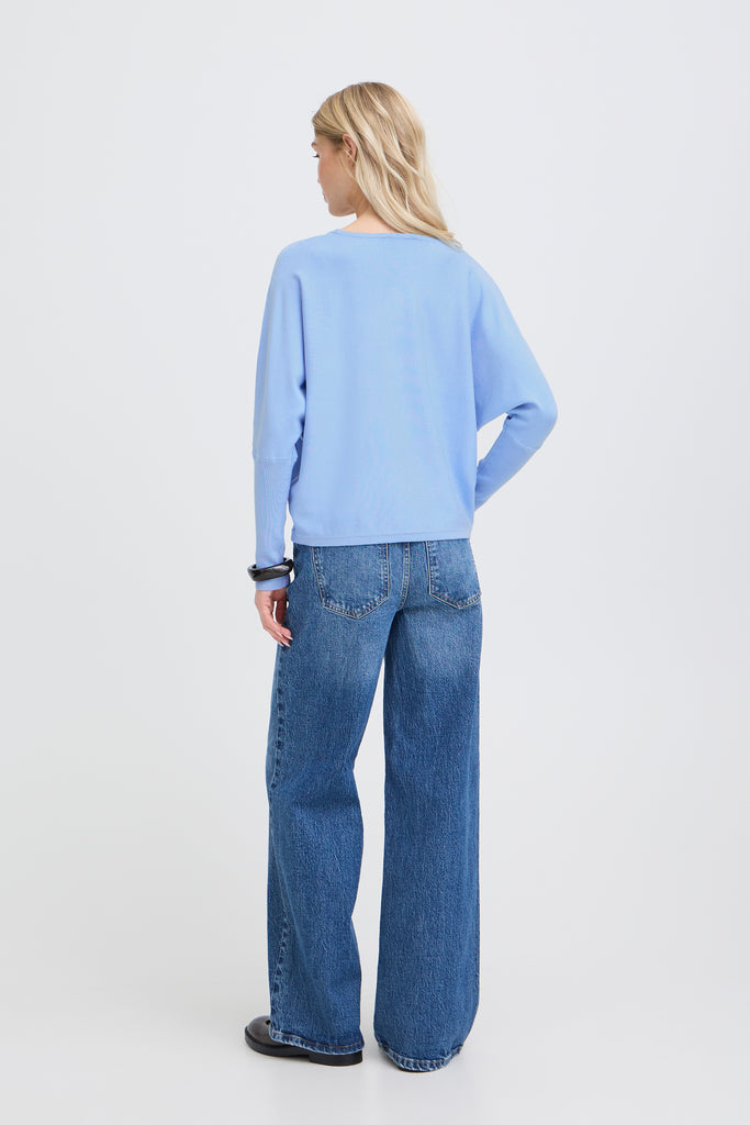 BYoung BYMMORLA Bat Jumper - Della Robbia Blue