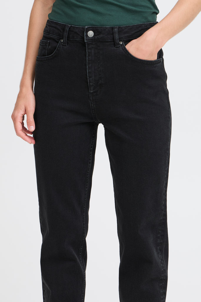 BYoung MOM Jeans- Black Denim