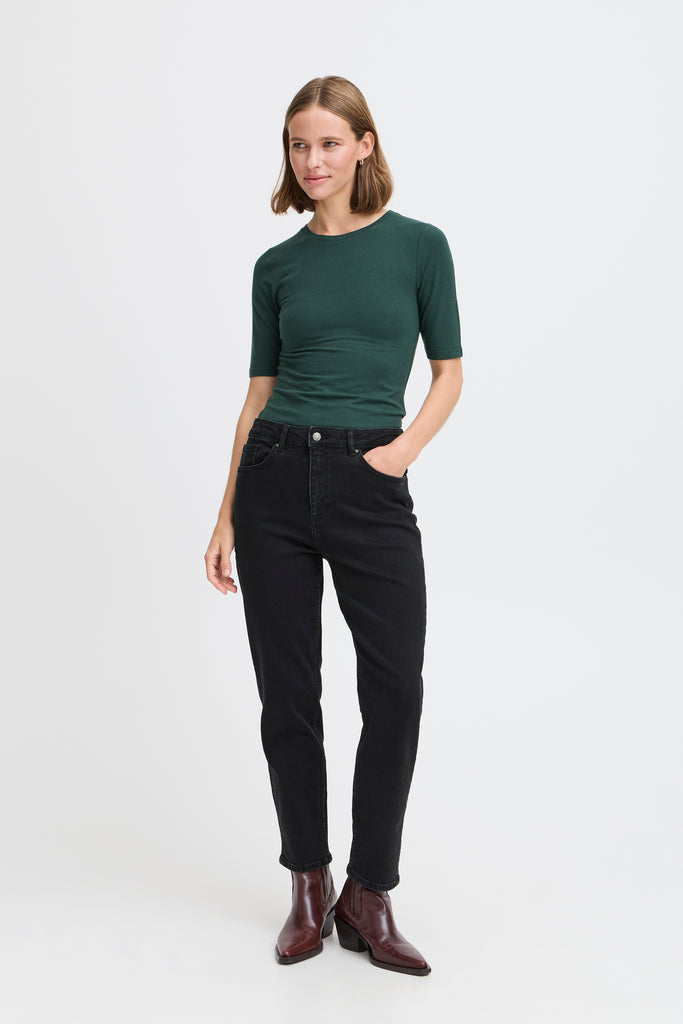 BYoung MOM Jeans- Black Denim