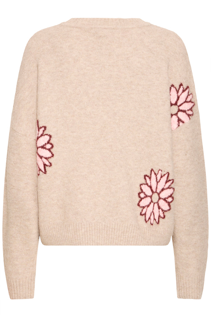 BYoung Omea Jumper - Cement Mix