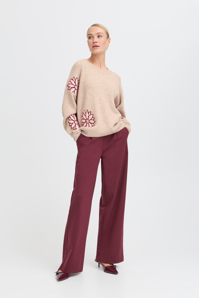 BYoung Omea Jumper - Cement Mix