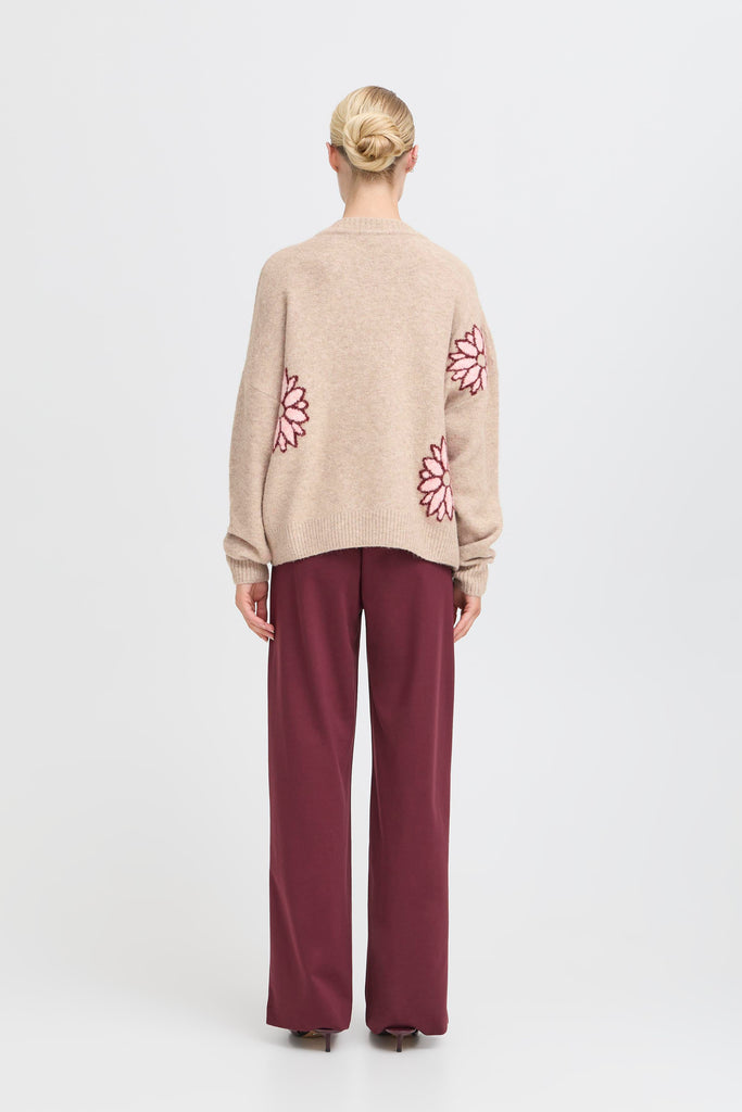 BYoung Omea Jumper - Cement Mix