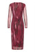 BYoung Paloma Mesh Dress - Port Royale Blur
