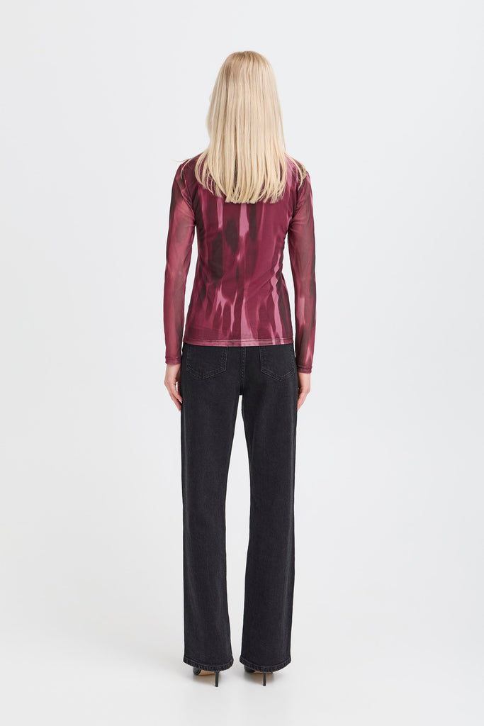 BYoung Paloma Mesh Top- Port Roya