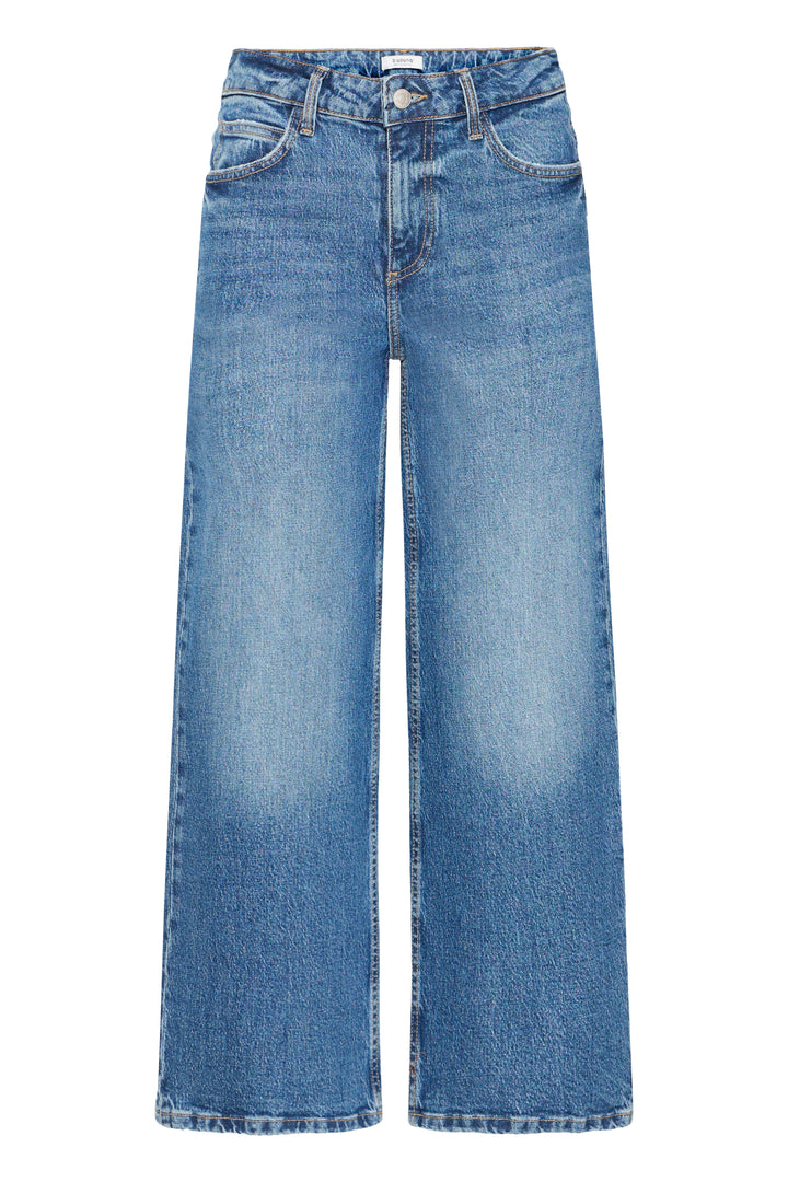 B.Young Kyjla Wide Leg Jeans- Indigo Blue Denim