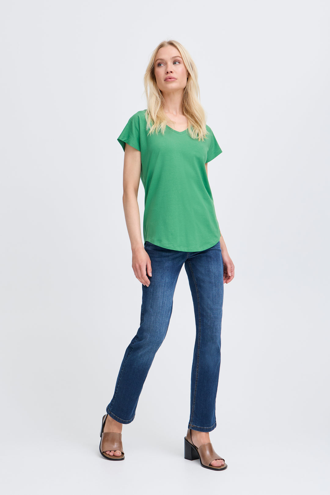 B.Young BYPamila V Neck T-shirt - Leprechaun