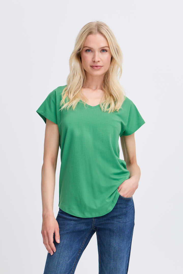 B.Young BYPamila V Neck T-shirt - Leprechaun