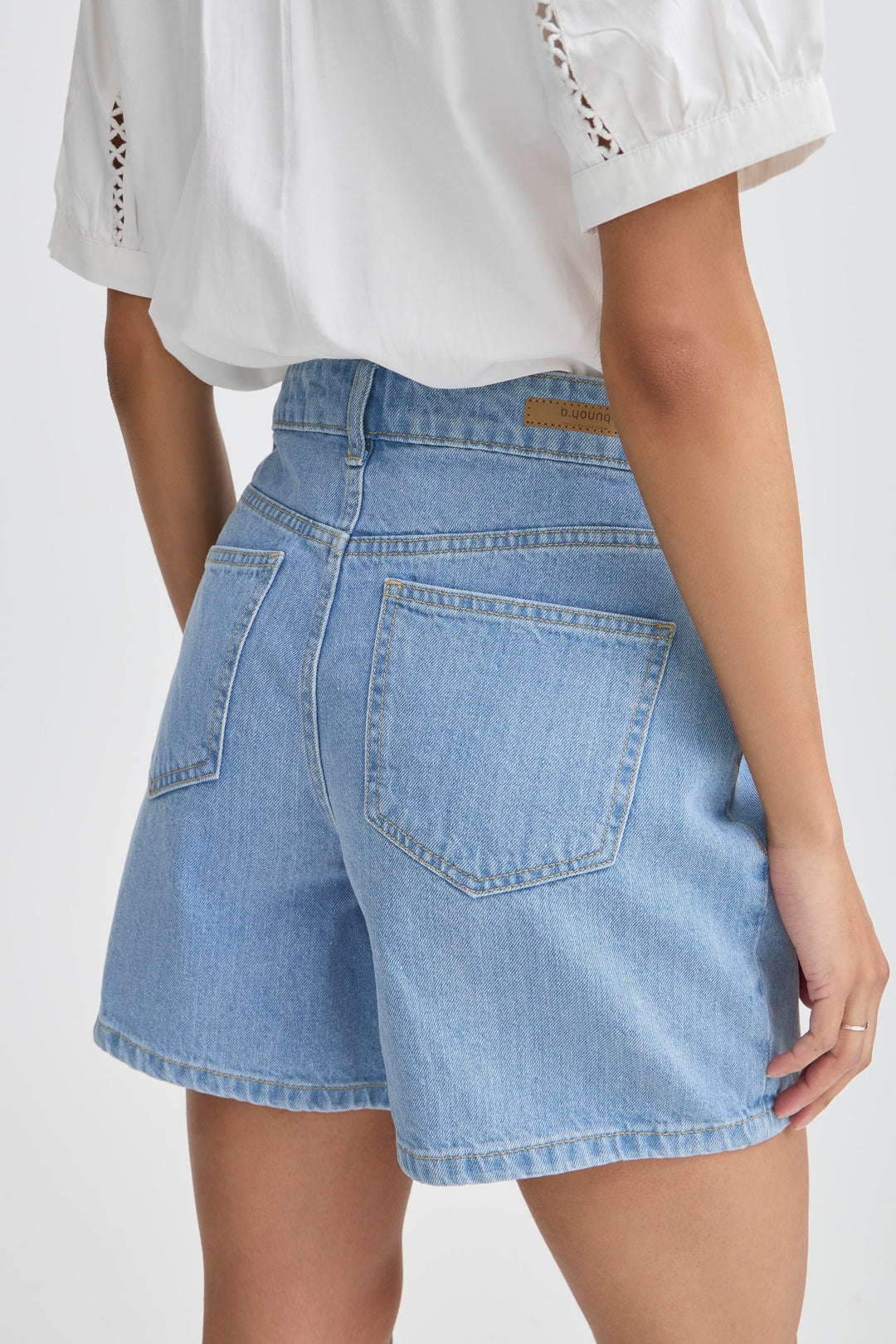BYoung Kallie Shorts- Light Blue Denim