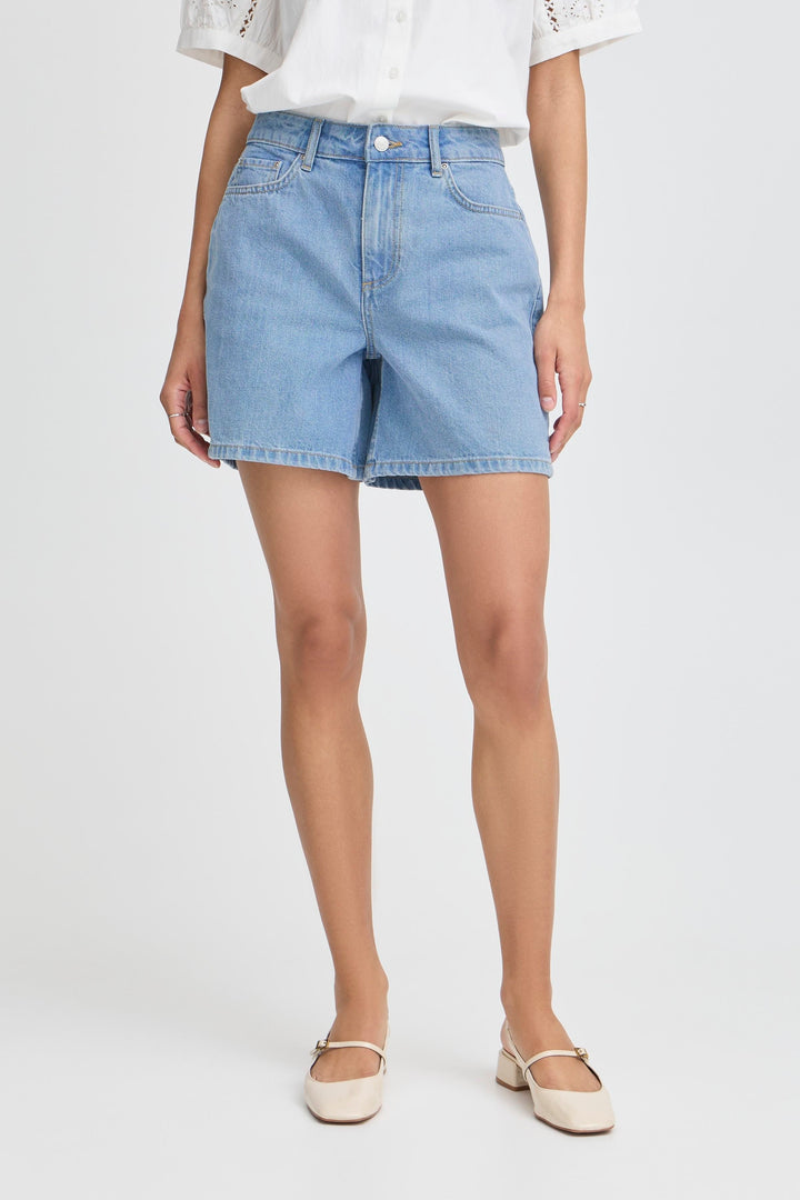 BYoung Kallie Shorts- Light Blue Denim