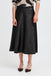 BYoung Dimion Skirt - Vegan Brown Leather