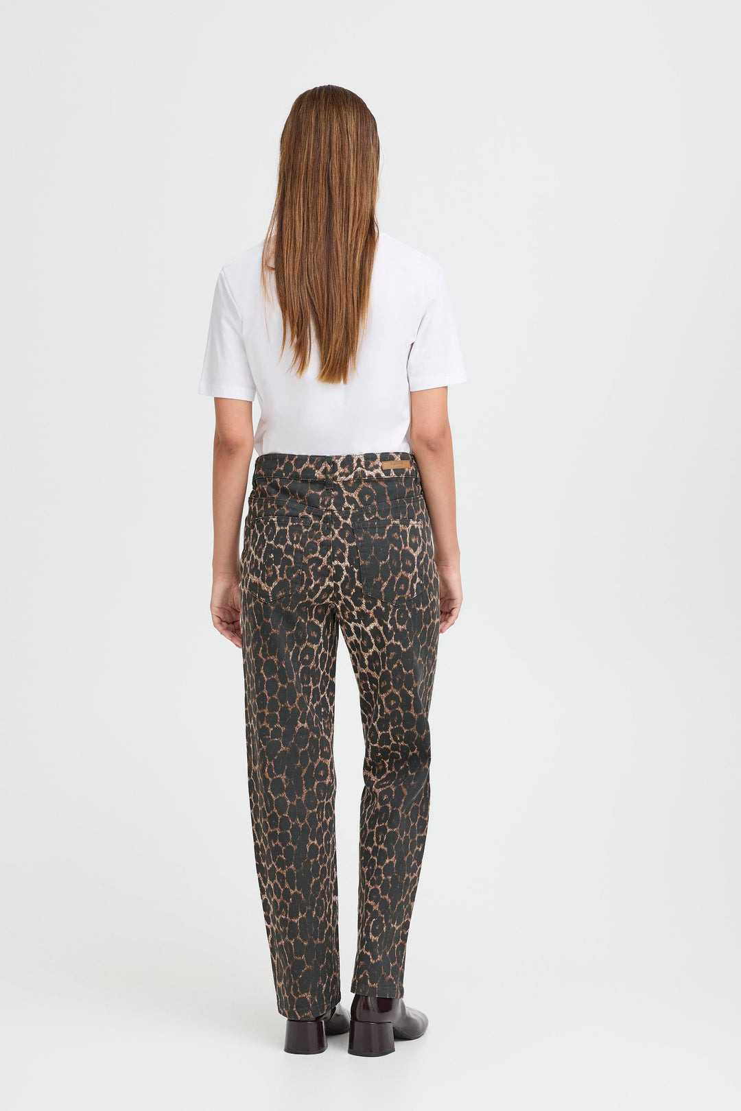 B.Young Kenna Jeans- Denim Leopard Mix