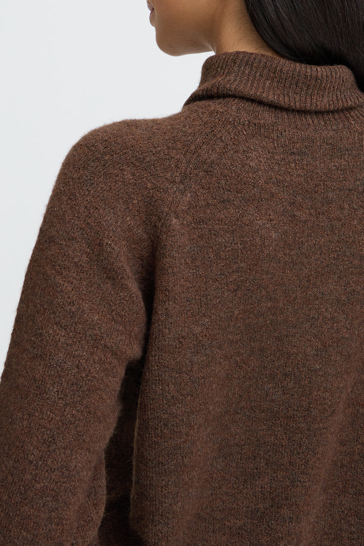 B.Young BYMONNA Roll Neck- Java Melange