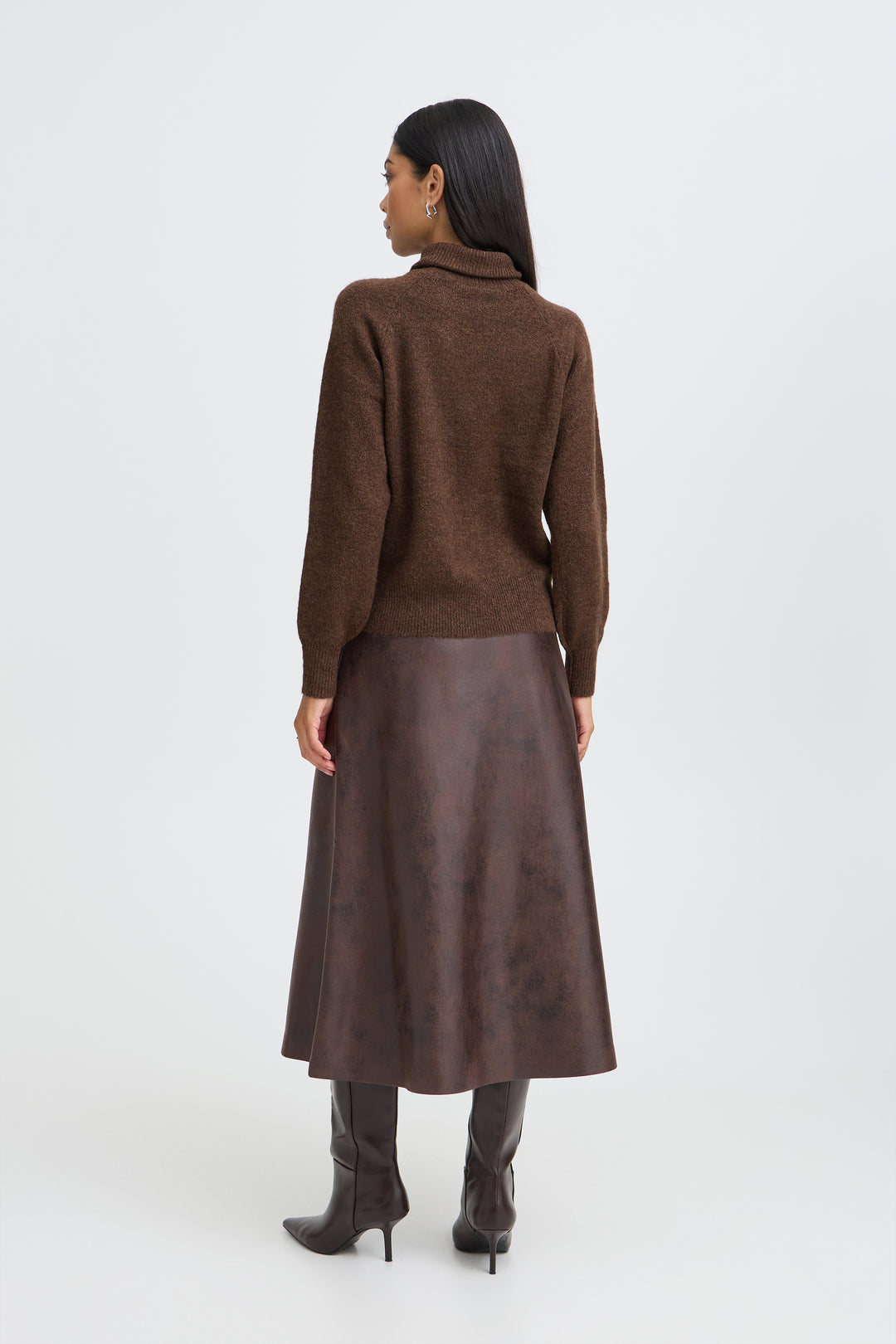 B.Young BYMONNA Roll Neck- Java Melange