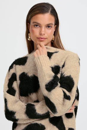 BYoung Minyax Pullover-Humus Mix