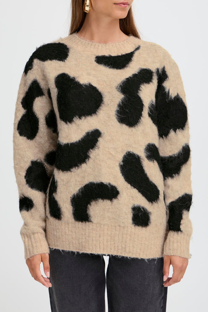 BYoung Minyax Pullover-Humus Mix