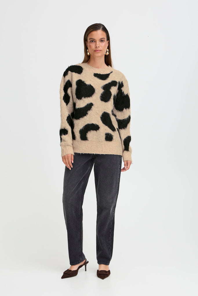 BYoung Minyax Pullover-Humus Mix