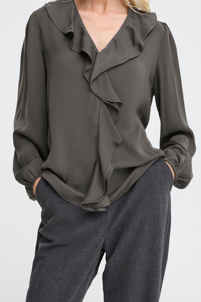 BYoung Igomi Blouse - Asphalt