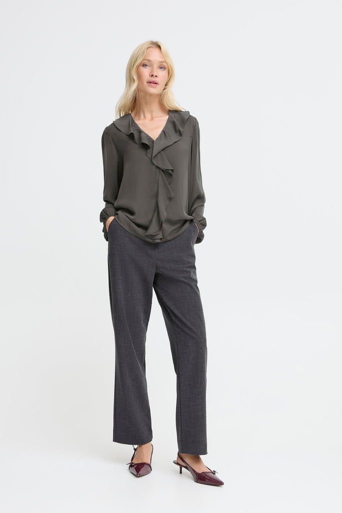 BYoung Igomi Blouse - Asphalt
