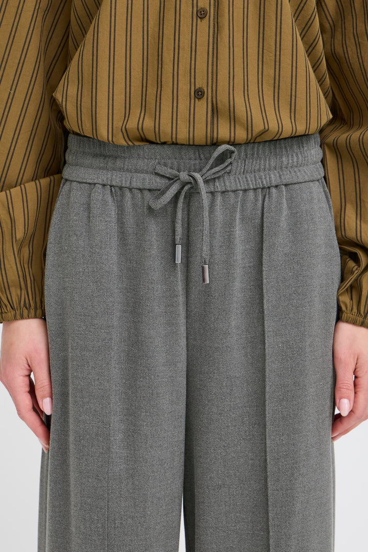 B.Young Encore Pants - Mid Grey Melange