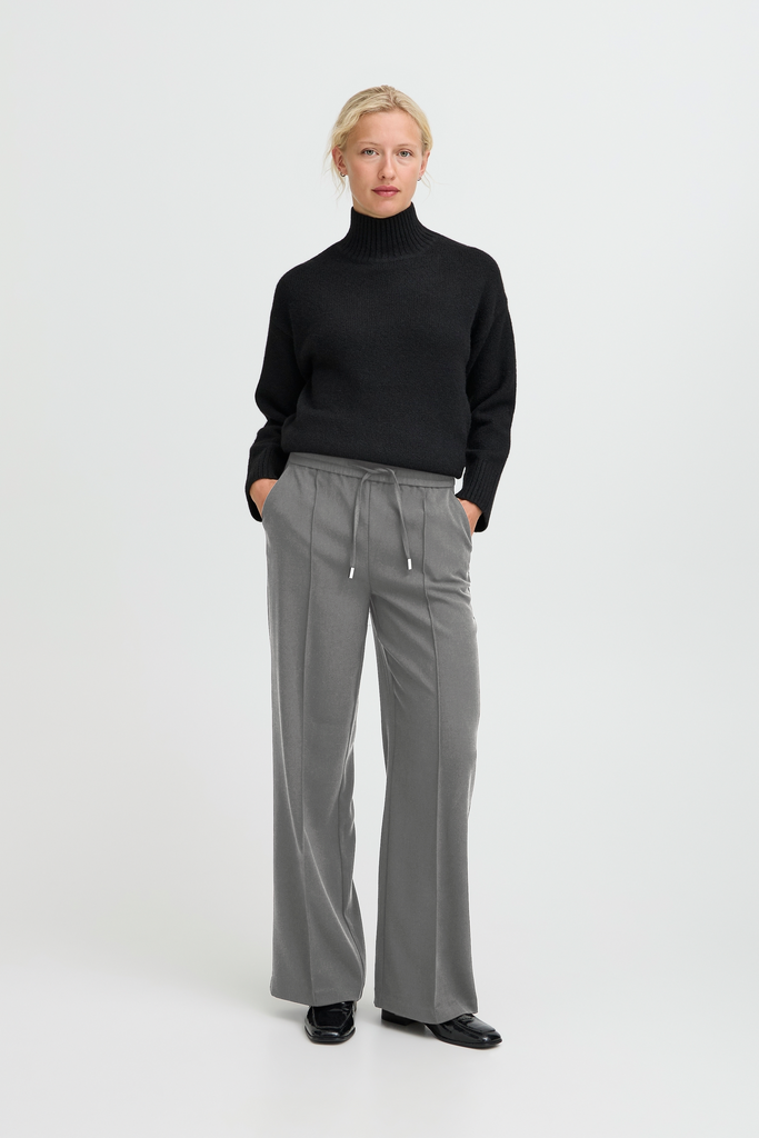 BYoung Encore Pants - Mid Grey Melange