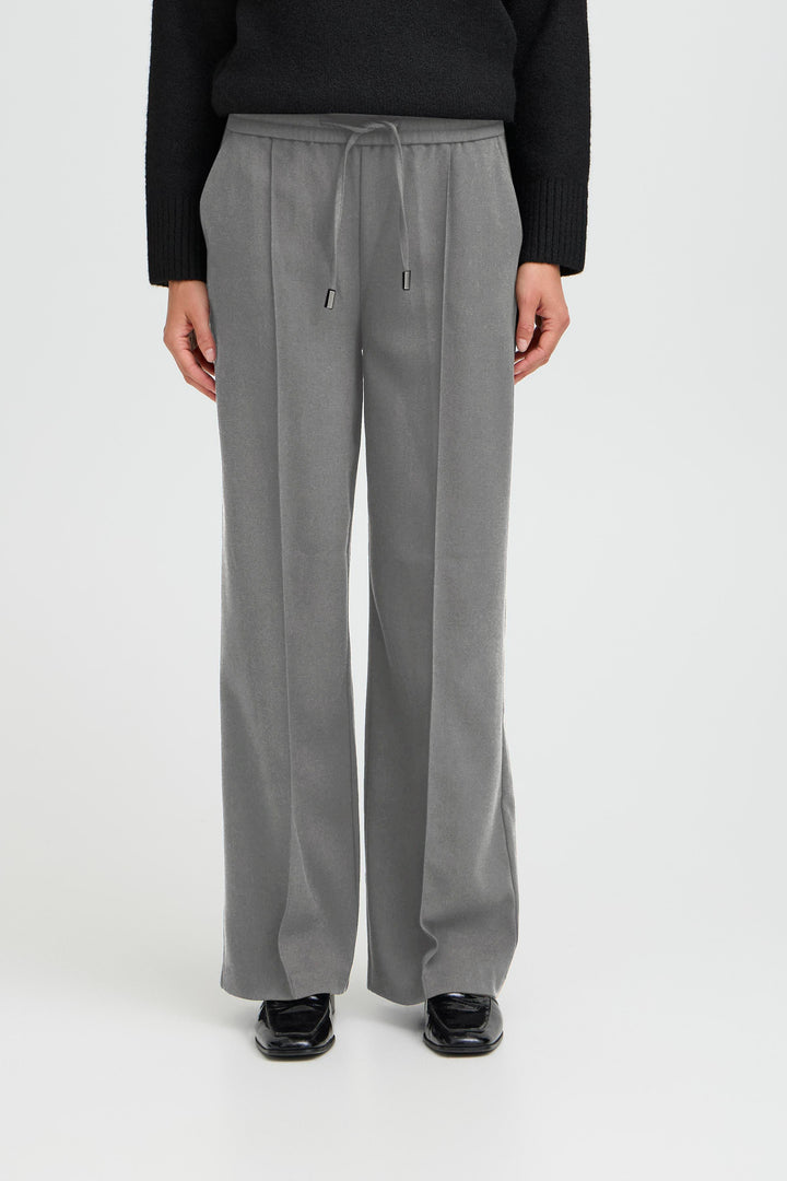 B.Young Encore Pants - Mid Grey Melange