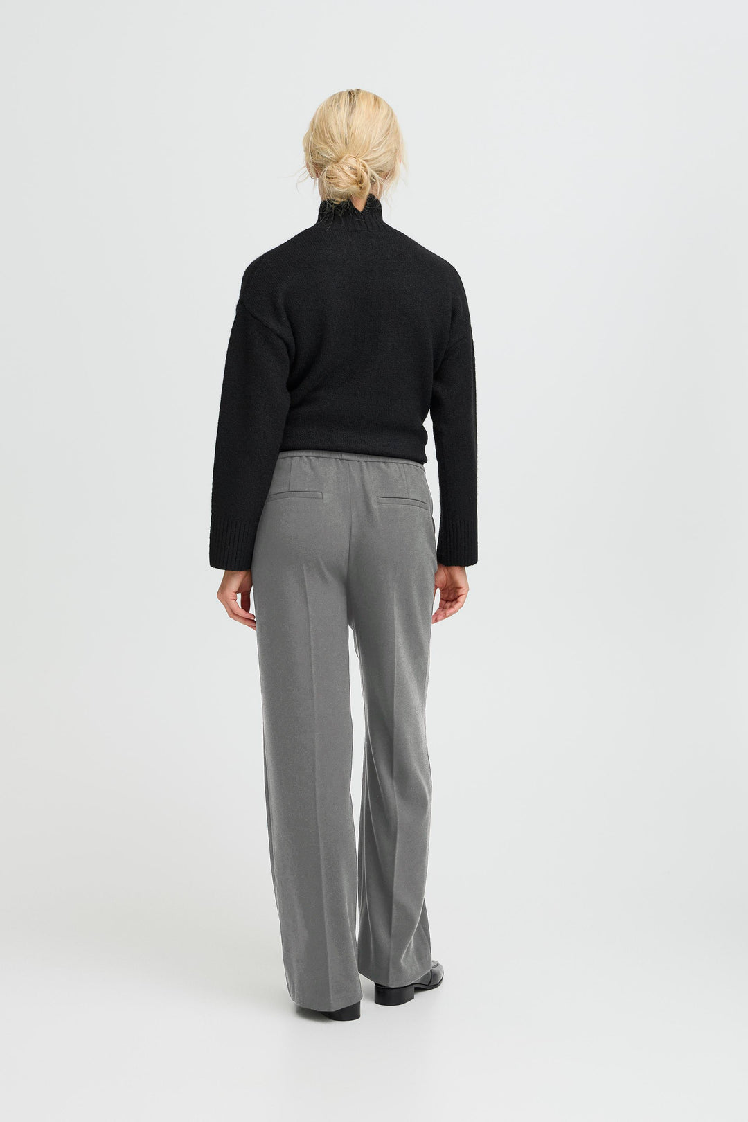 B.Young Encore Pants - Mid Grey Melange