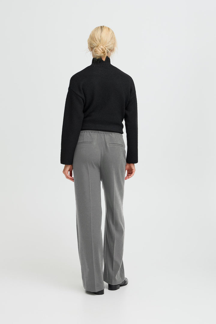 B.Young Encore Pants - Mid Grey Melange