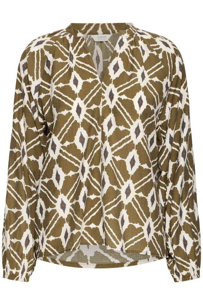 B.Young Inaba Blouse – Military Oli