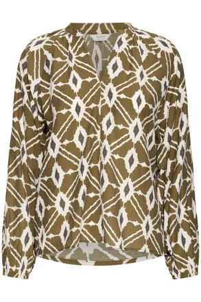 B.Young Inaba Blouse – Military Oli