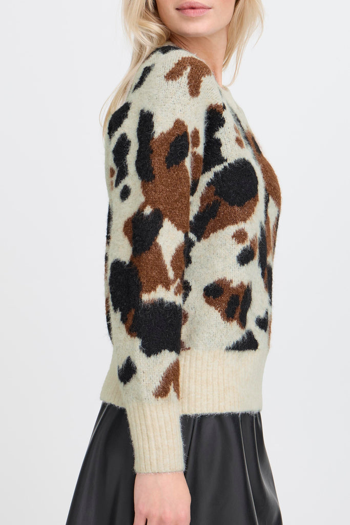 B.Young Omea Cow Jumper –  Birch Cow