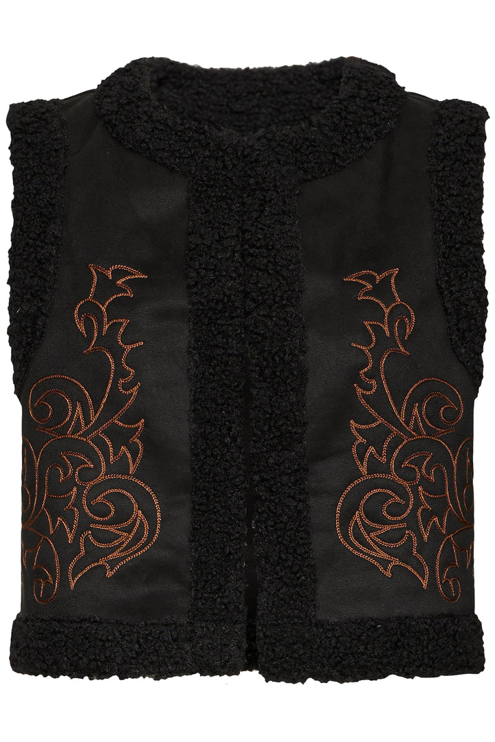 B.Young Billan Waistcoat - True Black