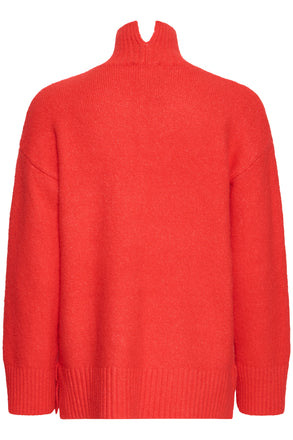 B.Young Yolma Turtle Neck Jumper – Barbados Cherry