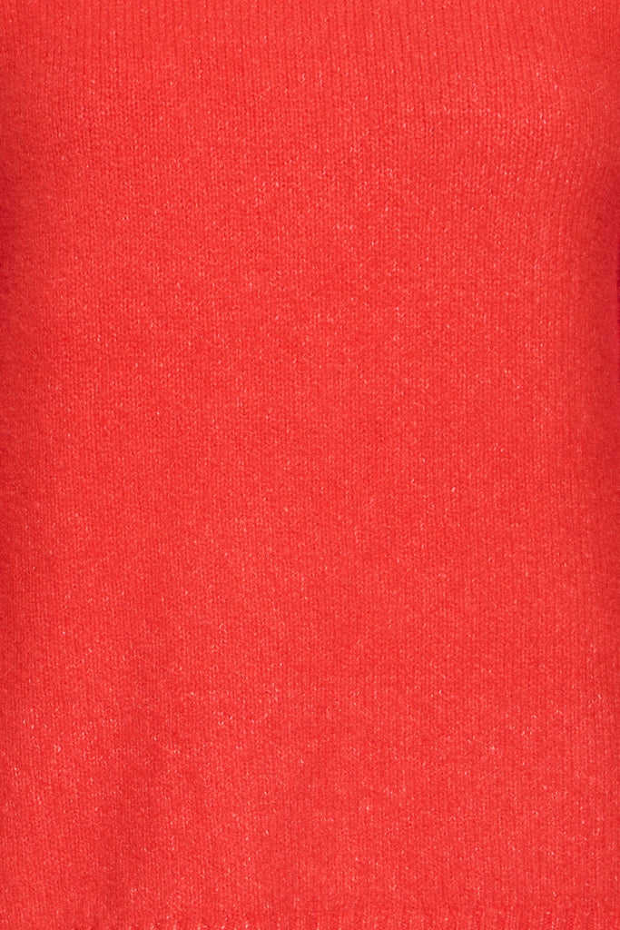 B.Young Yolma Turtle Neck Jumper – Barbados Cherry