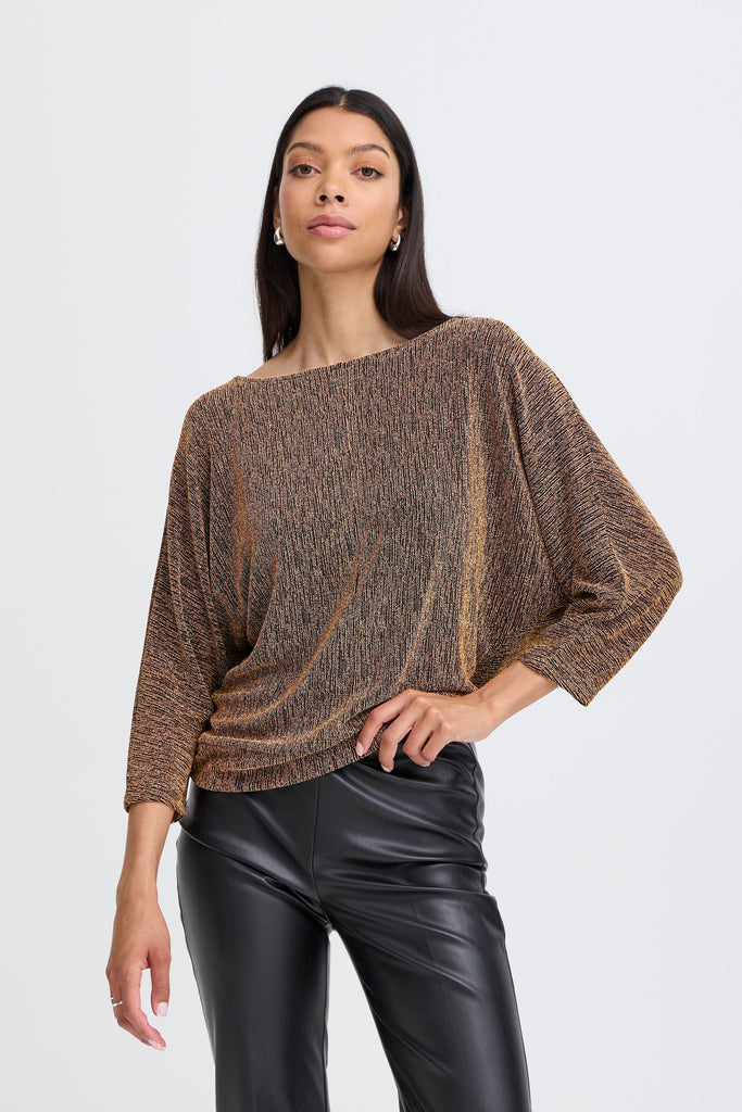 Byoung Shiloh Bat Blouse - Gold