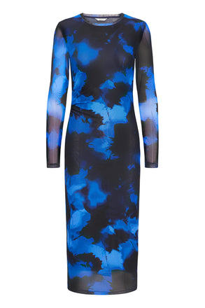 Byoung Paloma Mesh Dress 2 - Soft clouds Blue Toned