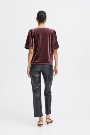 Byoung Perlina Draping Blouse - Fudge