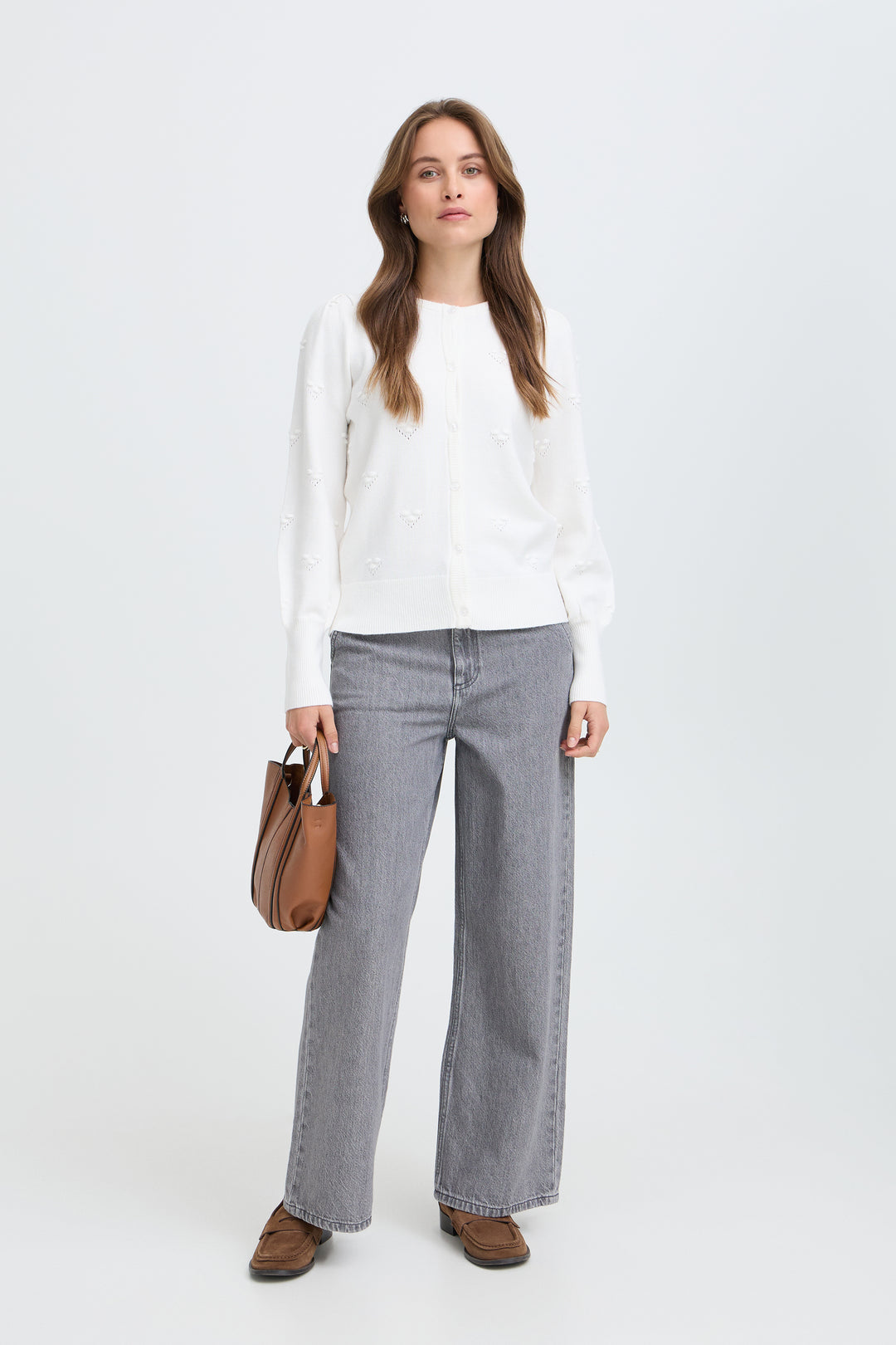 B.Young BYMANINA White Cardigan