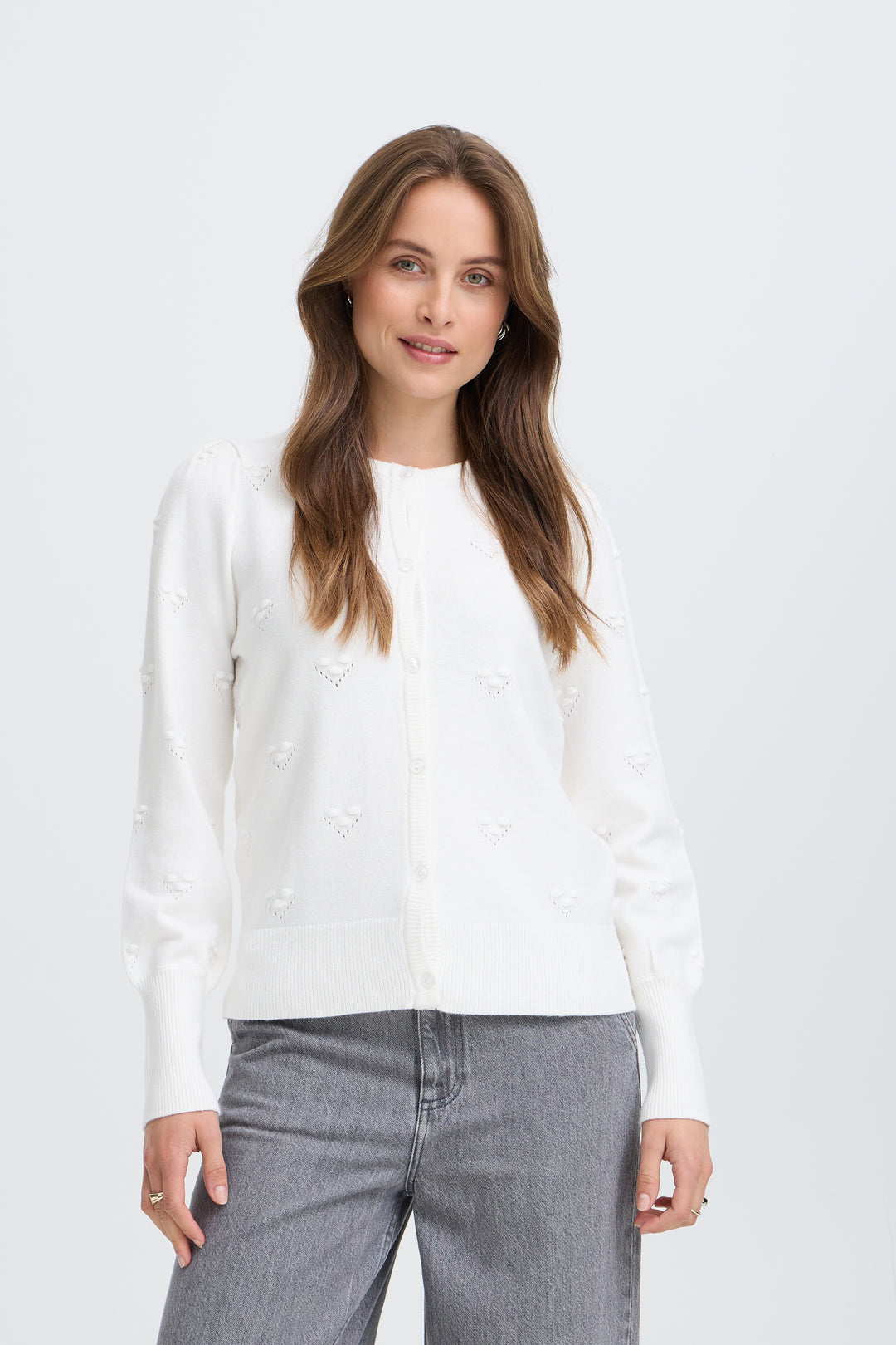 B.Young BYMANINA White Cardigan