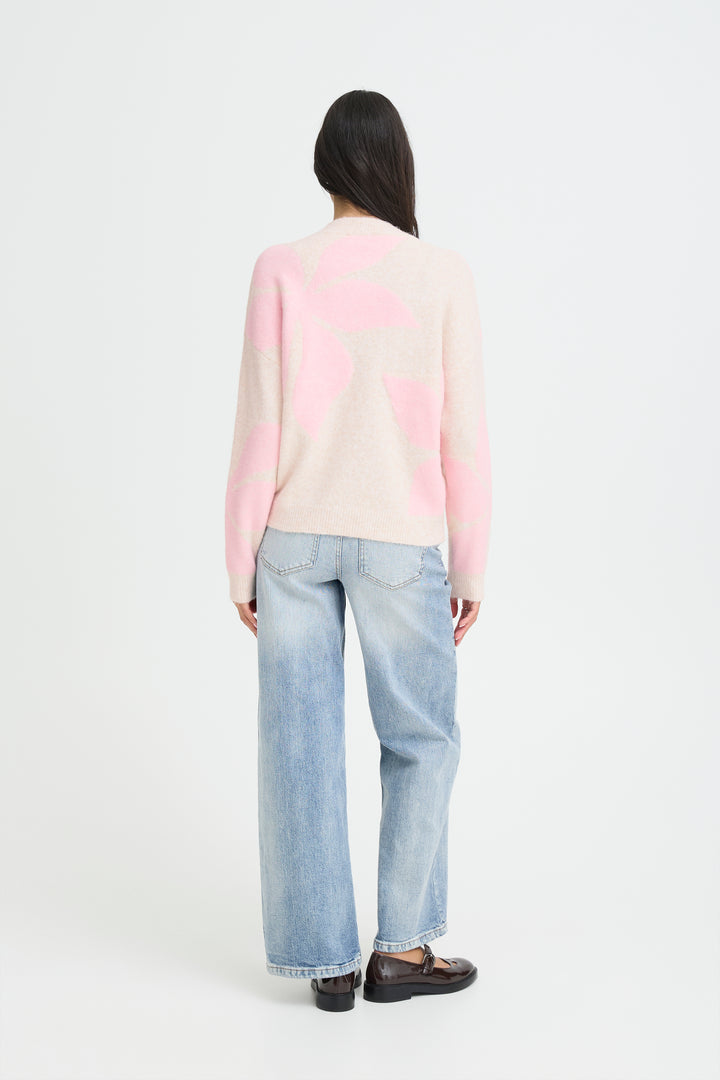 B.Young BYOMEA Flower Jumper Parfait Pink Flower