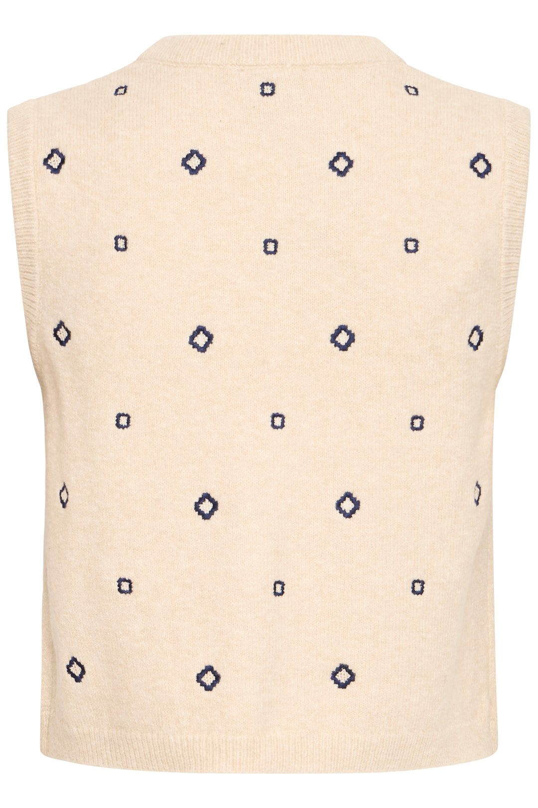 B.Young BYNADIKA EMB Vest - Oyster Gray Geometric