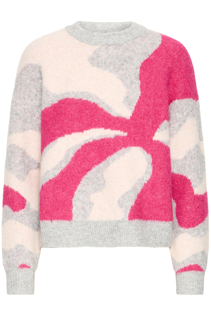 B.Young Omea Abstract Jumper- Pholx Pink